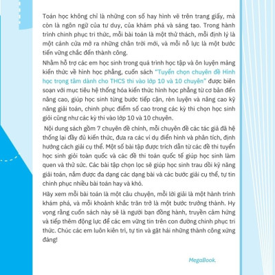 Tuyển chọn chuyên đề Hình học - Trọng tâm dành cho THCS - Thi vào lớp 10 và 10 chuyên - Nội dung định hướng từ cơ bản đến nâng cao - MAGA