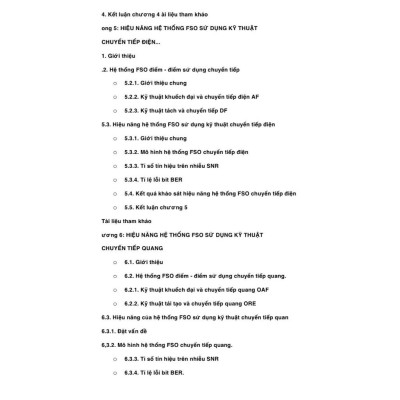 Sách Nguyên lý và Hiệu năng Hệ thống truyền thông quang không dây