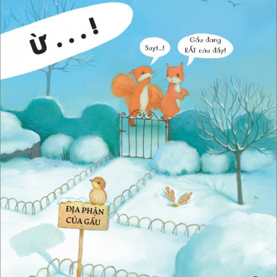 Sách - The Snow Rabbit - Chú Thỏ Tuyết Hình Phủ Nhũ Lấp Lánh - ndbooks