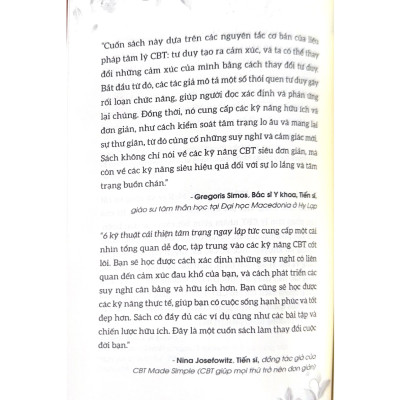 Liệu Pháp Tâm Lý CBT Siêu Đơn Giản - Vanlangbooks