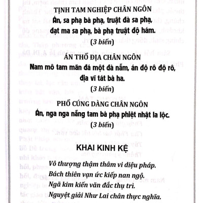 Chư Kinh Nhật Tụng