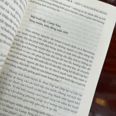 [Tặng kèm sổ tay] PEP GUARDIOLA - MỘT CÁCH THẮNG KHÁC - Gulliem Balague - Việt Cường dịch Thbooks – bìa mềm