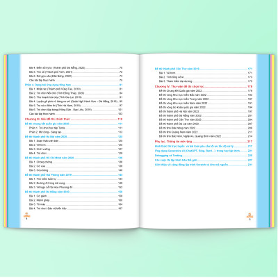 Combo 2 sách Bài tập nâng cao và Luyện thi tin học trẻ cấp Tiểu học với Scratch 3