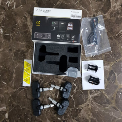 Cảm biến áp suất lốp van trong, gắn nút chờ các loại xe ô tô, thương hiệu cao cấp Careud - HÀNG NHẬP KHẨU