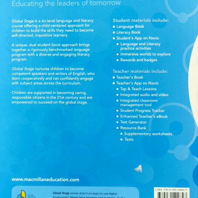 Global Stage Literacy Book And Language Book Level 1