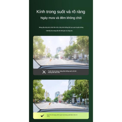 NƯỚC RỬA KÍNH VÀ TẨY MÀNG DẦU Ố MỐC KÍNH LÁI XE Ô TÔ LÀM SẠCH CẶN CANXI - NƯỚC RỬA KÍNH TẨY MÀNG DẦU KÍNH Ô TÔ GLASS OIL