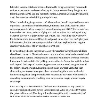 The Joy Journal For Magical Everyday Play: Easy Activities & Creative Craft For Kids And Their Grown-Ups