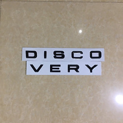 Decal chữ Discovery 3D Canino trên ô tô