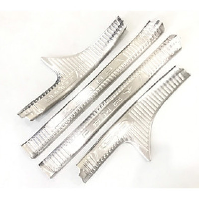 Bộ Ốp bậc cửa, Nẹp bước chân INOX dành cho xe Toyota Camry 2019-2020 - Bên trong