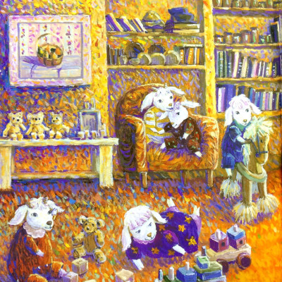 The wolf and the seven little goats