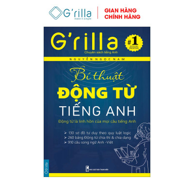 Sách - Bí thuật Động từ tiếng Anh GRILLA, kèm App học miễn phí