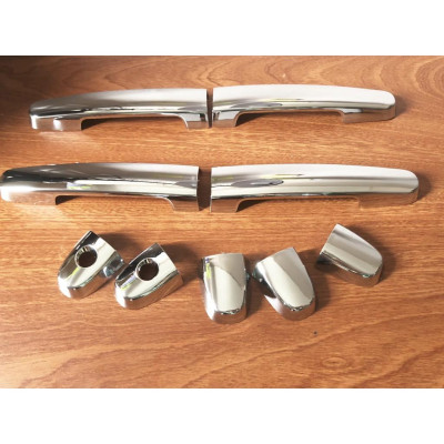 ỐP TAY NẮM CỬA dành cho xe VIOS 2018-2017-2016-2015-2014 MẠ CROM LOẠI DÀY