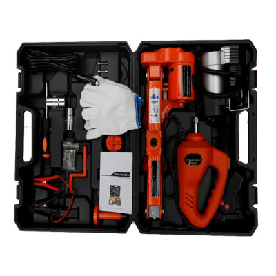 Trọn Bộ Sản Phẩm Đa Dụng Dành Cho Ô Tô Kích Gầm + Súng Bắn Ốc + Bơm Mini ROGTZ TY42SP Electric Jack Dùng Nguồn Tẩu 12V Hàng Chính Hãng