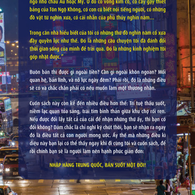 Tôi đã trở thành thương gia vui vẻ và sung túc - Kinh nghiệm buôn bán hàng Trung Quốc
