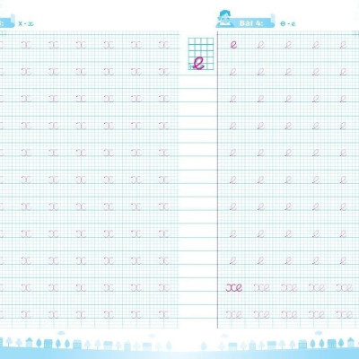 Sách combo - VỞ THỰC HÀNH TẬP TÔ - TẬP VIẾT TRỌN BỘ - tích hợp Video Hướng dẫn
