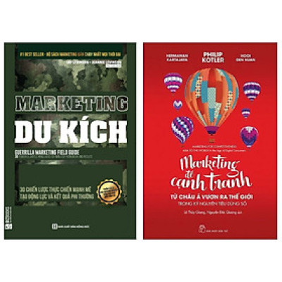 Combo Chiến Lược Marketing : Marketing Du Kích - 30 Chiến Lược Thực Chiến Mạnh Mẽ Tạo Động Lực Và Kết Quả Phi Thường + Marketing Để Cạnh Tranh Từ Châu Á Vươn Ra Thế Giới Trong Kỷ Nguyên Tiêu Dùng Số ( Tặng Kèm Bookmark Thiết Kế ) 