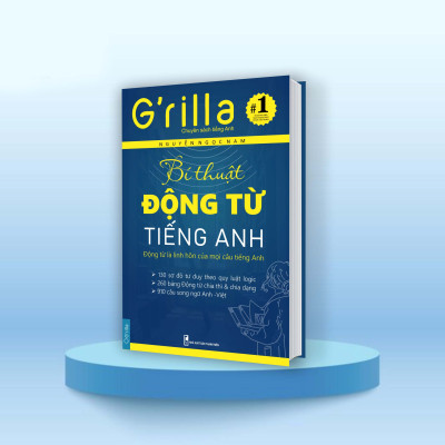 Sách - Bí thuật Động từ tiếng Anh GRILLA, kèm App học miễn phí
