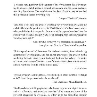 Under The Black Hat: My Life In The WWE And Beyond