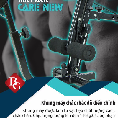 Máy Tập Cơ Bụng Đa Năng Cải Tiến New Six Pack Care KM2018 (hàng nhập khẩu)