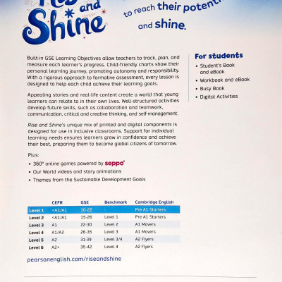 Rise And Shine American Level 1 Workbook With Ebook