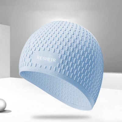 Mũ bơi TBLU RESHEIR chất liệu Silicone cao cấp nhiều màu dùng cho cả nam và nữ