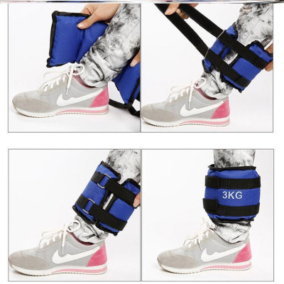 Bộ 2 Băng Tạ Cát 6kg (Mỗi Bên 3kg) Đeo Chân Tay Hỗ Trợ Tập Luyện Thể Thao,Chạy Bộ Cao Cấp Đại Nam Sport