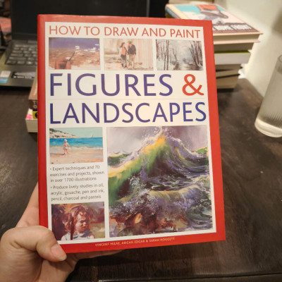 Sách - How to Draw and Paint Figures & Landscapes by Vincent Milne - Expert Techniques, and 70 Exercises