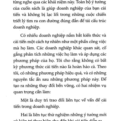 Thay Dầu Cho Bộ Máy Doanh Nghiệp