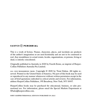 All Our Shimmering Skies