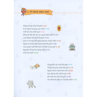 Sách - Quiz! Khoa học kì thú: Những cái nhất và đầu tiên trên thế giới