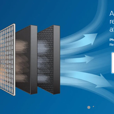 Tấm lọc, màng lọc không khí dùng cho máy khử mùi, lọc không khí Philips GP9101 GSF160Plus - Hàng chính hãng