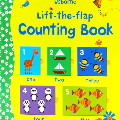 Sách tương tác tiếng Anh - Usborne Lift-The-Flap Counting Book