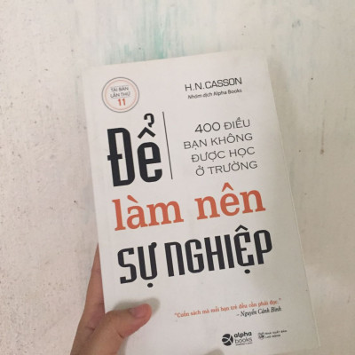 Trạm Đọc Official | Sách - Để Làm Nên Sự Nghiệp (Tái Bản)