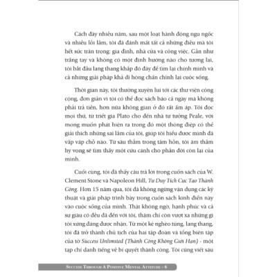 Sách Tư duy tích cực tạo thành công - Napoleon Hii - W.Clement Stone