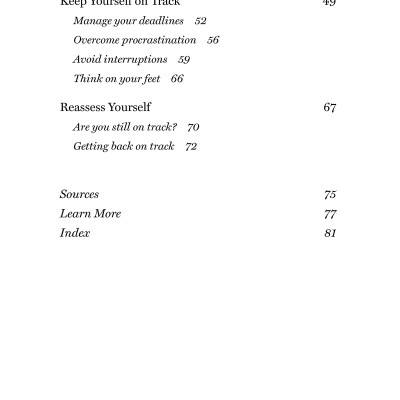 Harvard Business Review 20 Minute Manager Series Managing Time