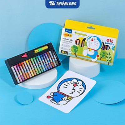 Bút sáp dầu màu Pastel Thiên Long Colokit Doraemon OP-C08/DO