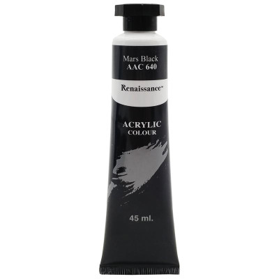 Tuýp Màu Acrylic 45 ml - Renaissance #640 - Mars Black