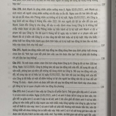 500 Câu hỏi và tình huống giải quyết các vướng mắc tranh chấp lao động