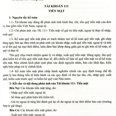 Chế Độ Kế Toán Đơn Vị Hành Chính Sự Nghiệp 2017