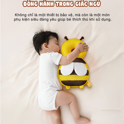 Gối Bảo Vệ Toàn Diện Đầu, Cổ, Cột Sống Cho Bé Tập Đi OFFICE CHILL Lá Chắn Đầu Tiên Bảo Vệ Trí Não Của Bé