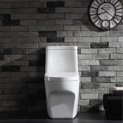 Bồn cầu 1 khối cao cấp tiêu chuẩn xuất Châu Âu, men Nano tuyết bóng sáng, nắp đóng siêu êm, 2 chế độ xả Eurolife EL-LUX 033 (Trắng)