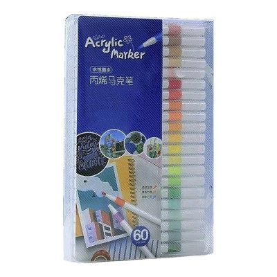 Bút Màu Acrylic Marker 60 Màu – Màu Sắc Tươi Sáng, Vẽ Được Trên Mọi Chất Liệu, Chồng Màu Dễ Dàng - HÀNG CHÍNH HÃNG MINIIN
