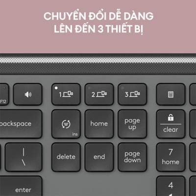 Bàn phím không dây mỏng Logitech Signature K950 - Hàng Chính Hãng