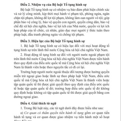 Sách - Bộ Luật Tố Tụng Hình Sự - Nước CHXHCNVN ( Sửa Đổi Bổ Sung Năm 2021) - Ndbooks