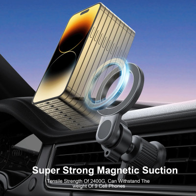 Giá Đỡ Điện Thoại Wi WU Dùng Trên Ô Tô Mago Wi-W051 - Hàng Chính Hãng