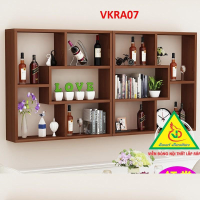 Kệ trang trí treo tường VKRA07A - Nội thất lắp ráp