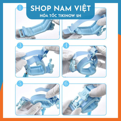 Dây Đai Chống Lạc Cho Bé, Dây Dắt Trẻ Em Đi Dạo Lõi Thép Phản Quang, Có Khóa Dài 2m5