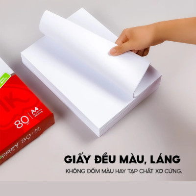 Giấy In, Giấy Photo A4 IK Copy - 500 Tờ - 80 gsm