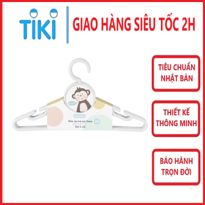 Móc Treo Quần Áo, Móc Quần Áo Trẻ Em Hara 188,Treo Đồ Trẻ Em Nhựa Cao Cấp Inochi Tiêu Chẩn Nhật