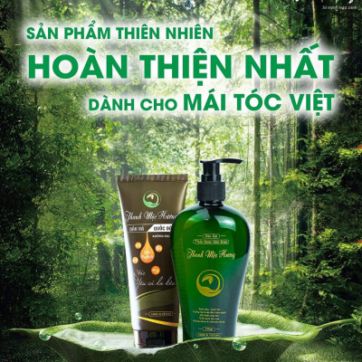 Dầu gội thảo dược Thanh Mộc Hương sạch gàu ngăn rụng tóc kích thích mọc tóc 350ml